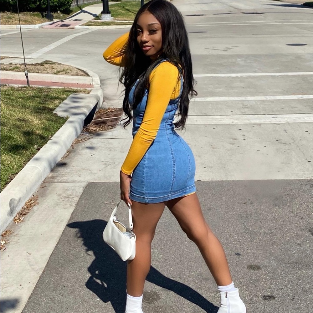 Sexy denim dress